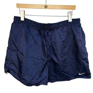 Vintage Nike Navy Blue Soccer Shorts Made in USA - Men's Size XL